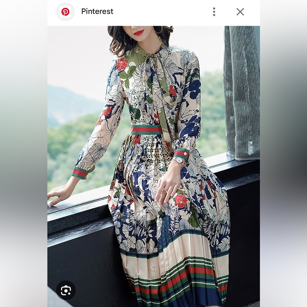Floral Multicolor Maxi Dress